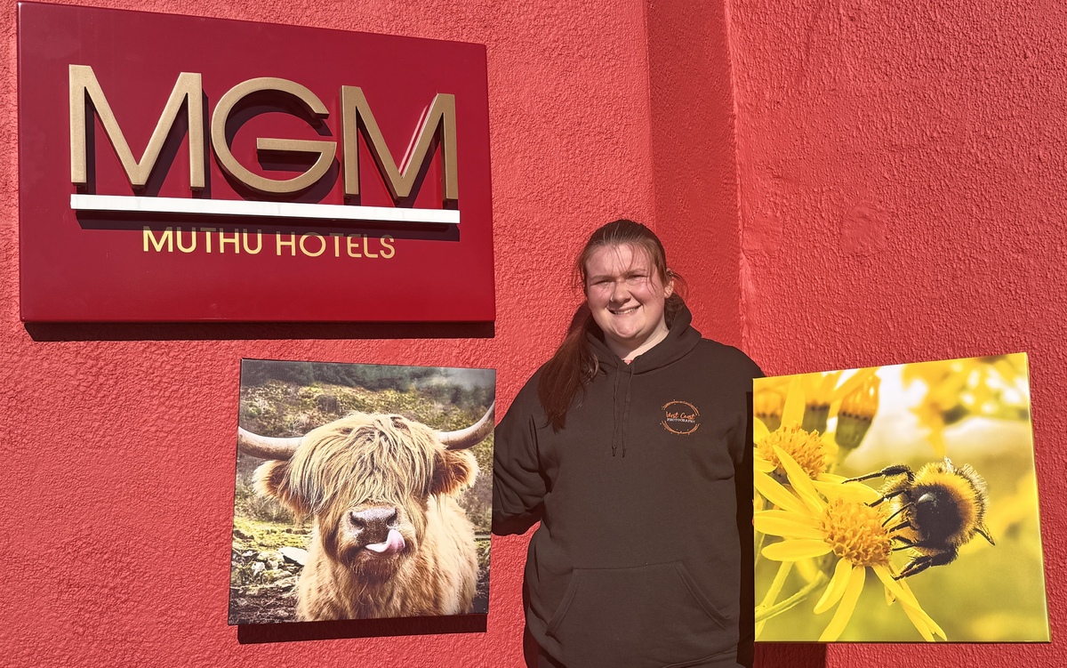 Young Oban photographer given her big break with hotel gallery