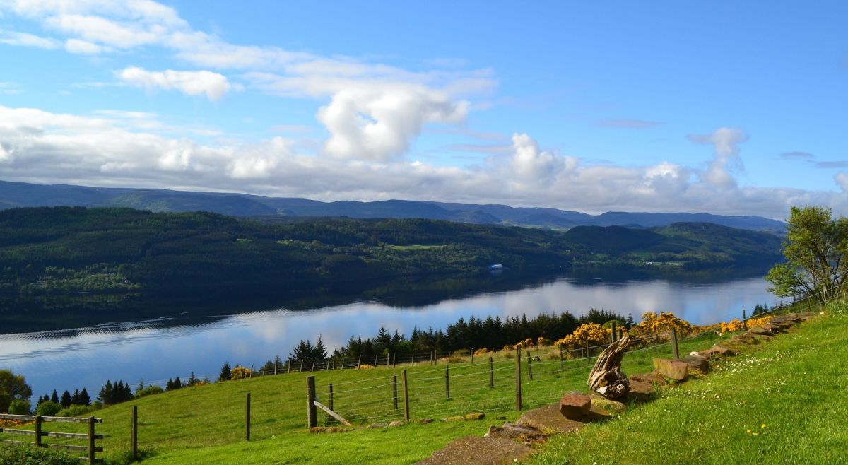 Bunloit overlooking Loch Ness.