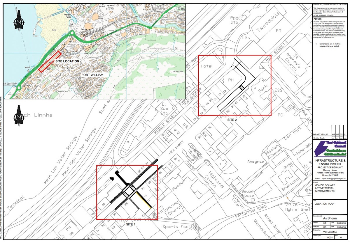 Major road and repair works to begin in centre of Fort William