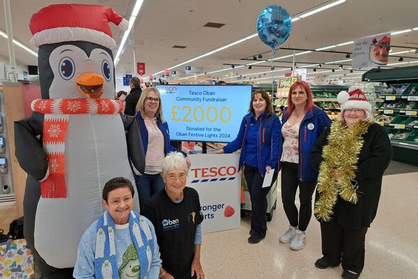 Kind-hearted Tesco staff are on a festive fundraising mission