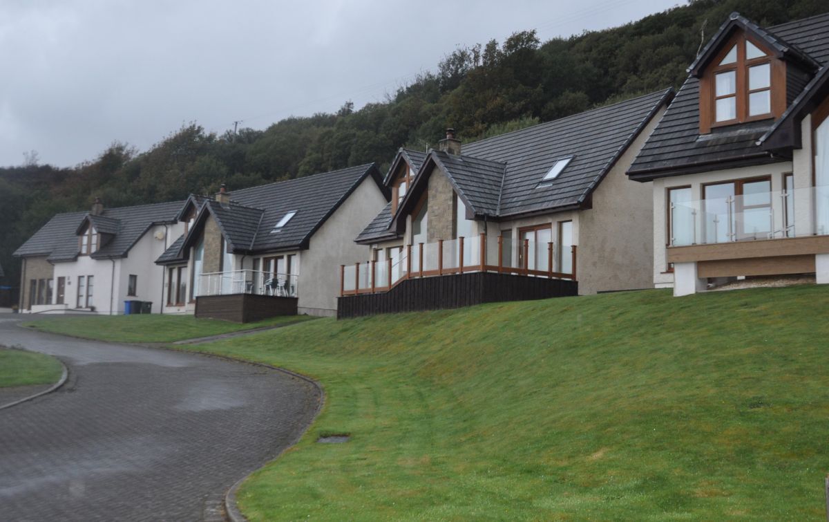 John Lamb's projects on Arran includes this collection of houses in Kildonan.