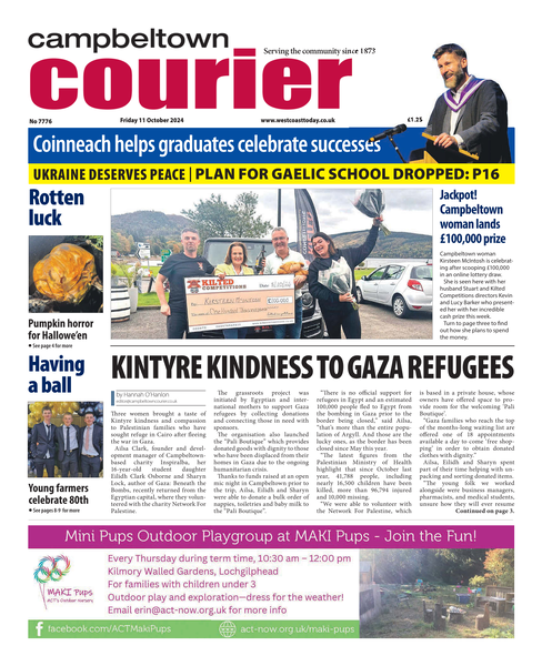 Campbeltown Courier 11th October 2024