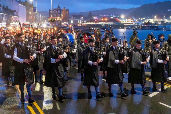 Video: Watch spectacular opening parade as Mod 2024 lights up Oban