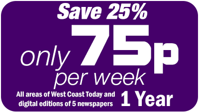 Subscribe to West Coast Today and newspaper digital editions pack - 1 Year Recurring Card Payment