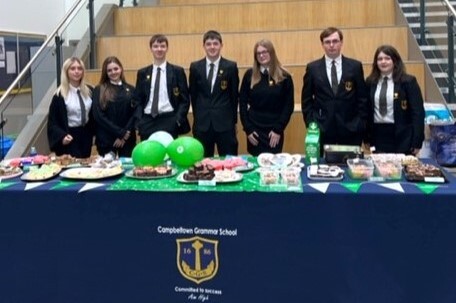 The S6 pupils held a bake sale in aid of Macmillan Cancer Support.