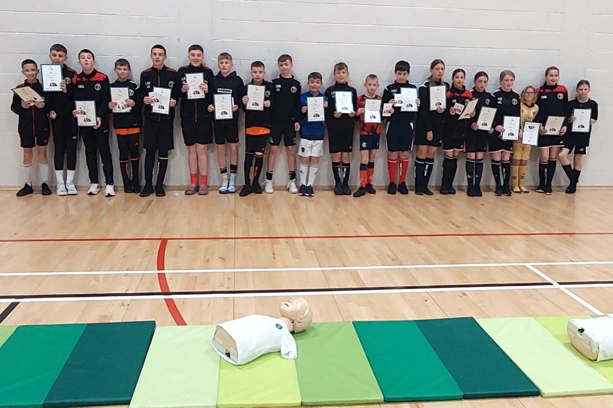 Holiday camp focuses on football and first aid