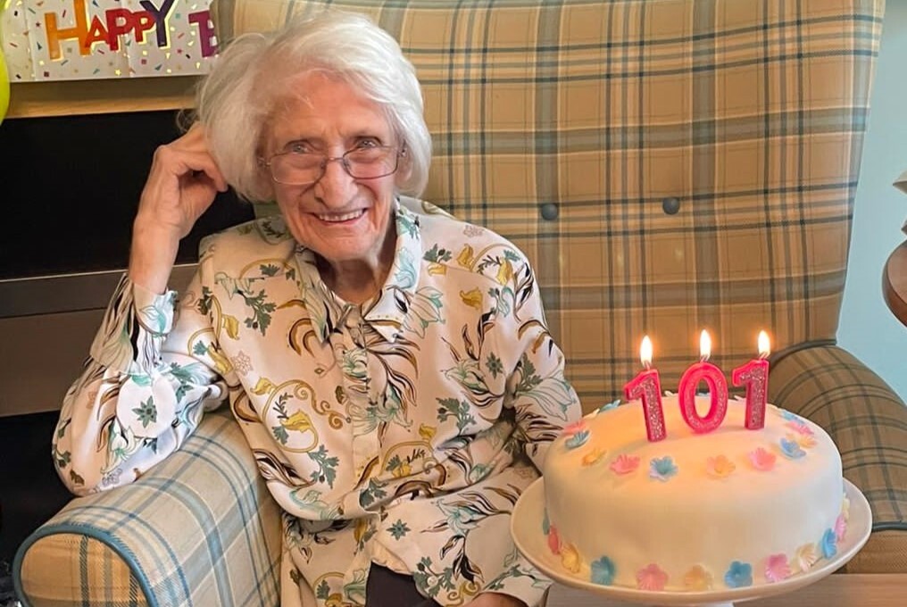 Double celebration as Campbeltown lady turns 101