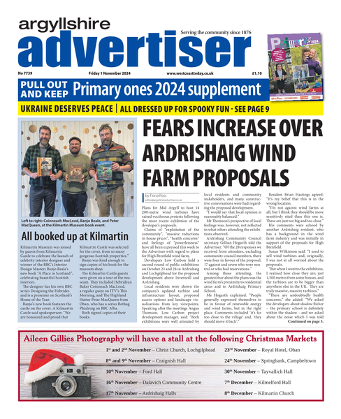 Argyllshire Advertiser 1 November 2024