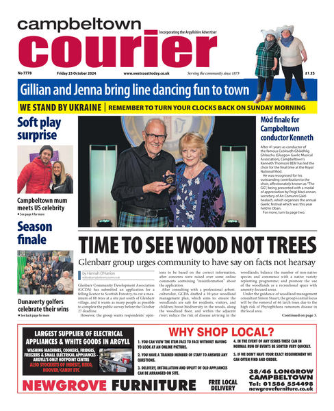 Campbeltown Courier 25th October 2024