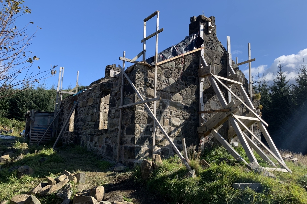 Bothy is being brought back to life thanks to volunteers