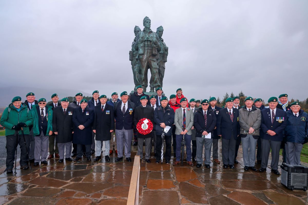 Royal Marine Commandos come together to remember