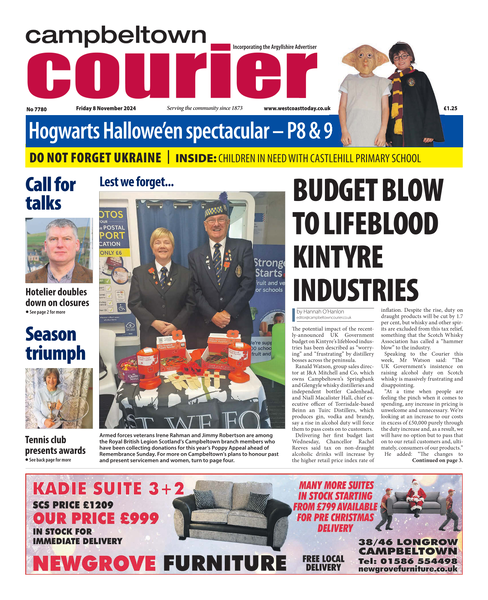 Campbeltown Courier 8 November 2024