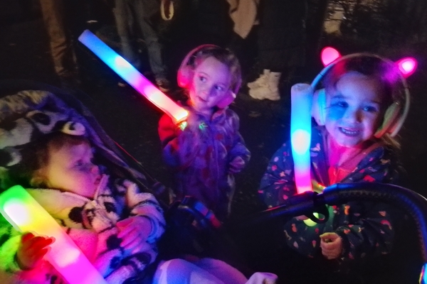 Firework fun at Tarbert Harbour