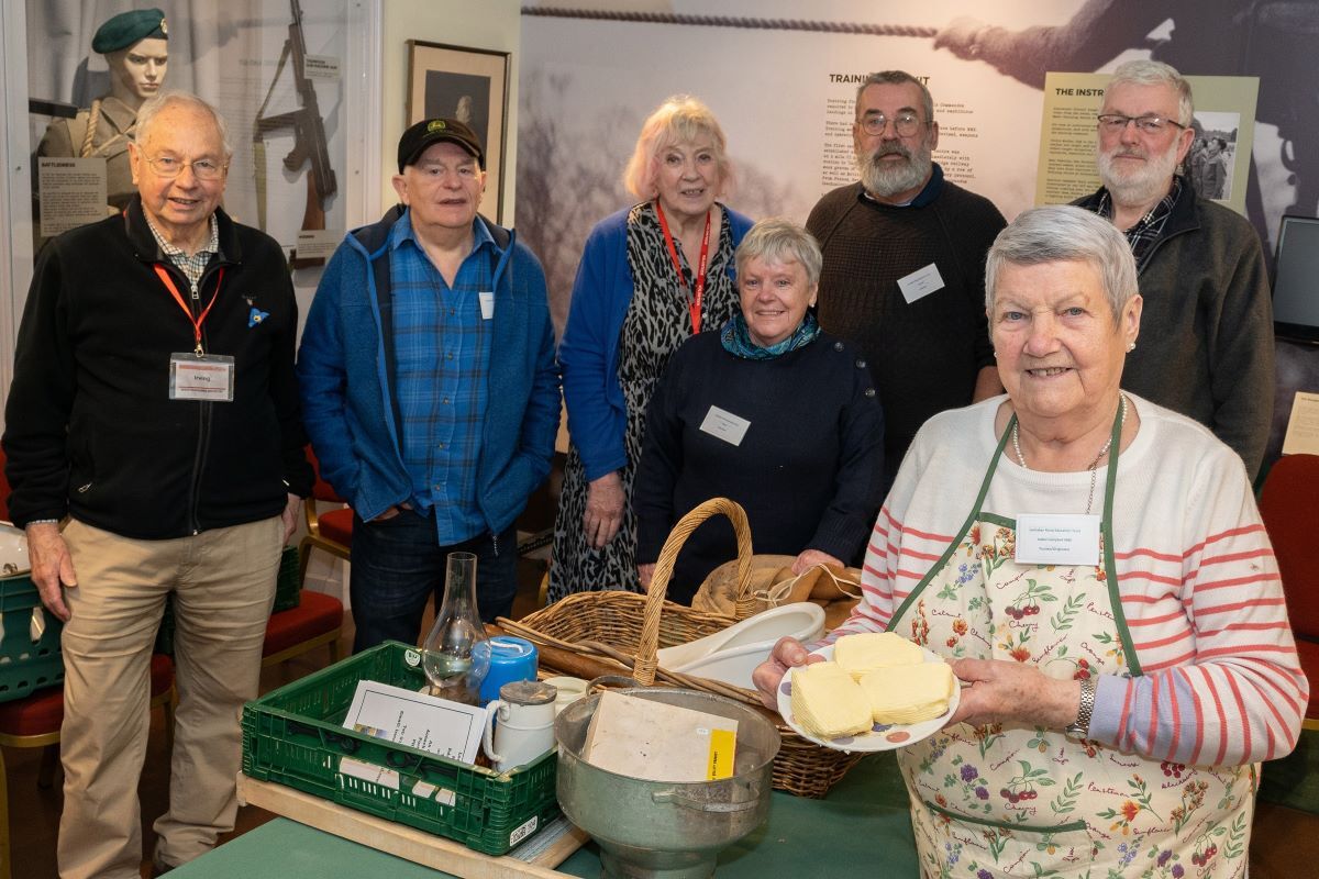 Isabel butters up visitors at West Highland Museum