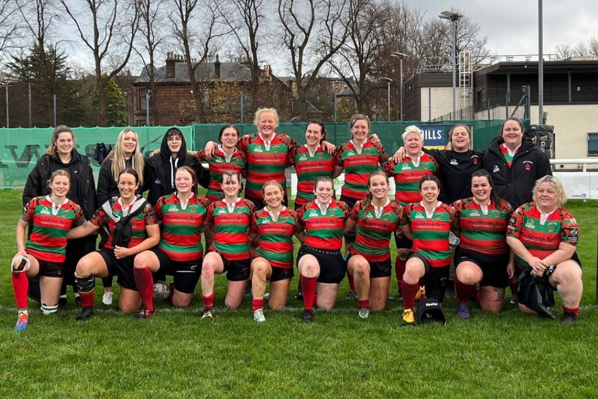 Oban Lorne Ladies lined up at Hillhead Jordanhill last weekend.