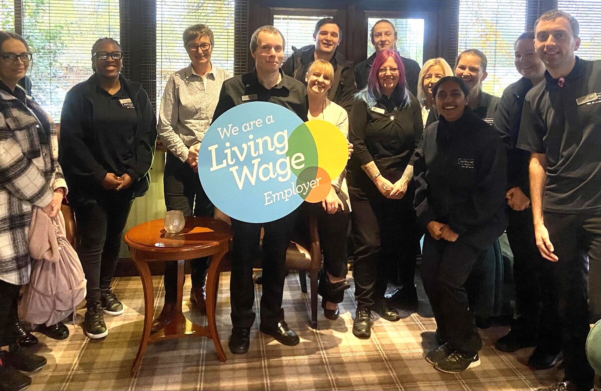 Staff at Auchrannie Resort have benefitted from being paid the living Wage since 2018. Photograph: NAC. Staff at Auchrannie Resort have benefitted from being paid the living Wage since 2018. Photograph: NAC.