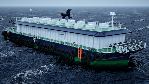 Bakkafrost commissions world’s biggest feed barge