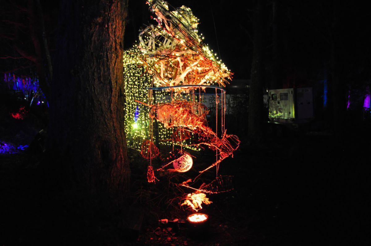 Winter Woods 2024 - “Lochnell School Swan” by Lochnell Primary School.