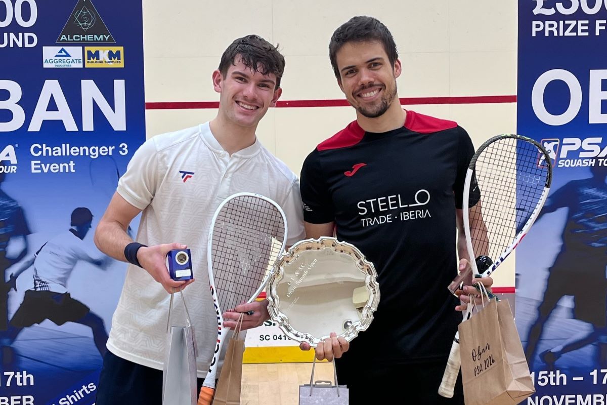 Exciting finale for Scotland's only pro squash event in Oban