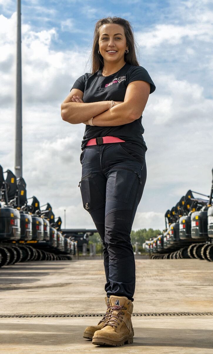 Dalmally's own Digger Girl Amy Underwood.