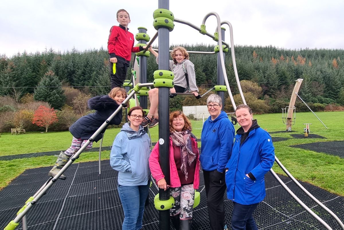 New play equipment brings joy to Carradale residents of all ages