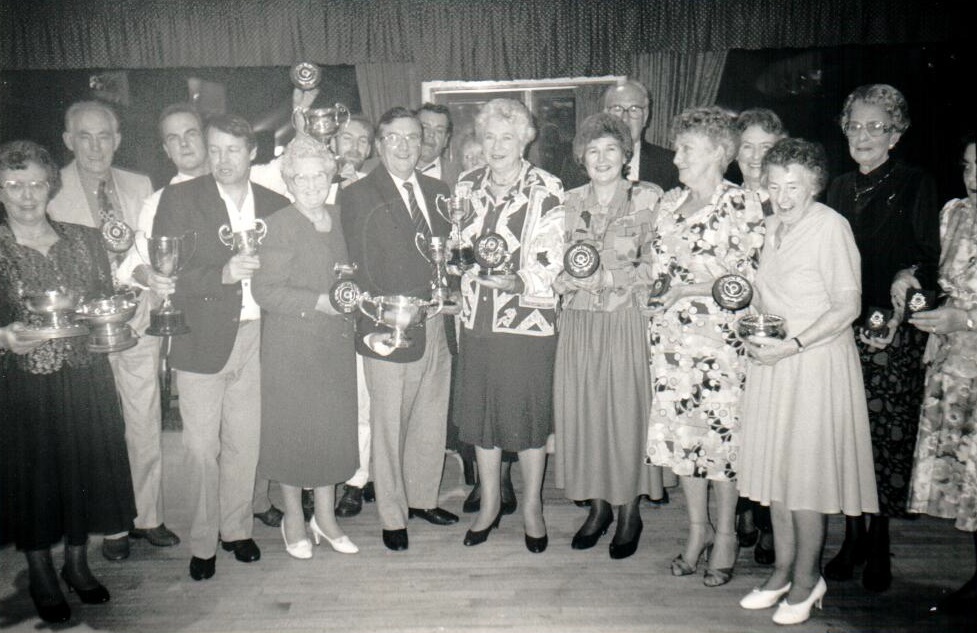 Prizewinners at Lamlash Bowling and Tennis Club’s annual prizegiving and buffet dance held at the Lamlash clubhouse.