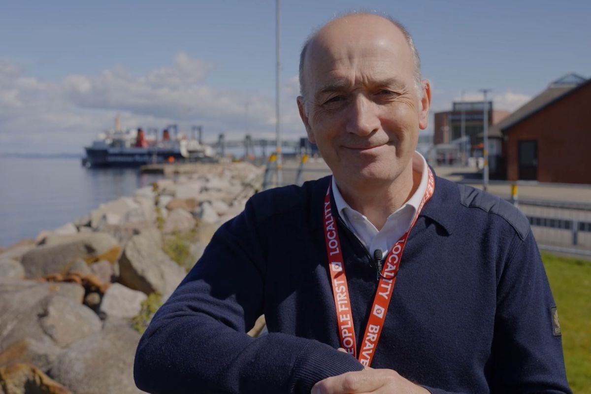 Former CalMac interim chief executive officer Duncan Mackison has taken on the role of chief executive officer with immediate effect. Photograph: CalMac.  