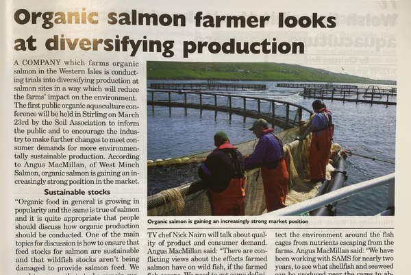 Looking Back: Making the case for organic salmon