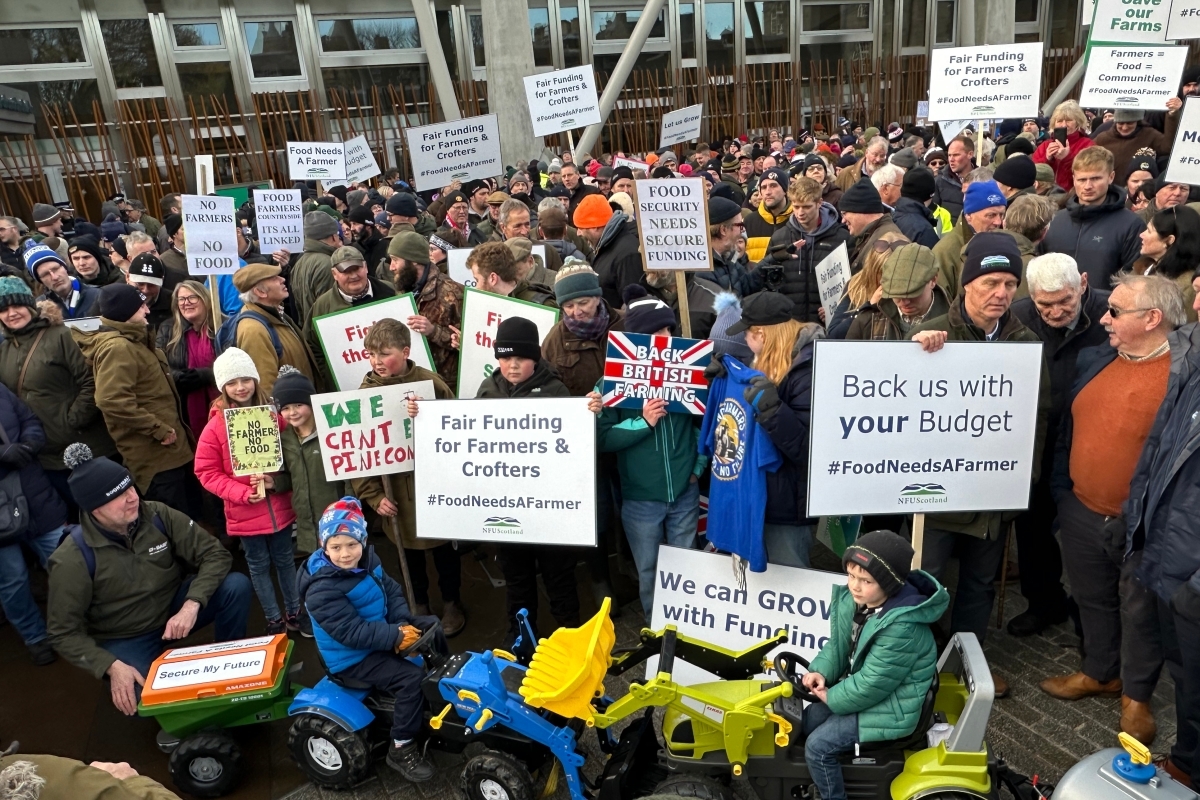 Argyll farmers take their concerns to Holyrood