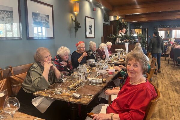 Pensioners’ festive lunch is cracker of day thanks to Rotary