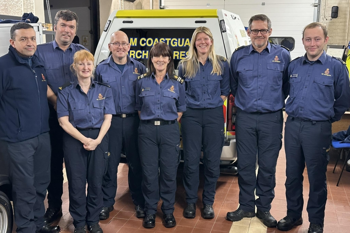 Inveraray coastguards thanked with King's Coronation medals