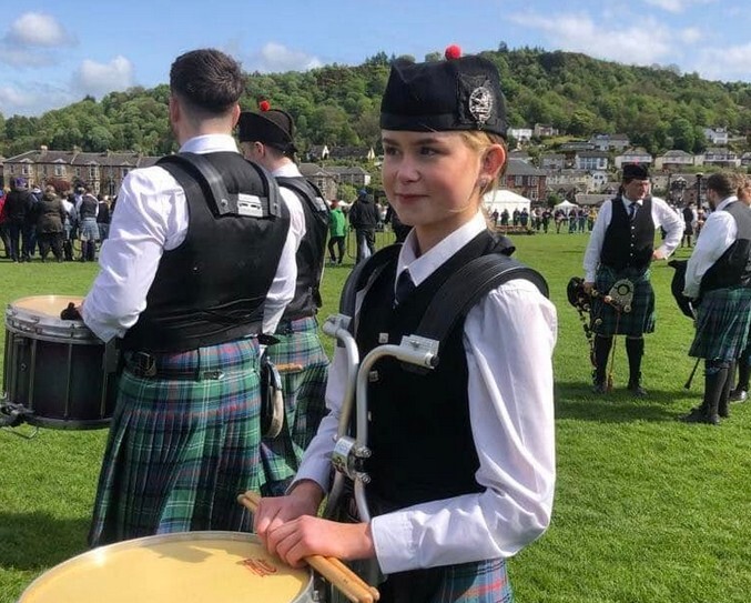 Youngster elected to prominent role within top pipe band