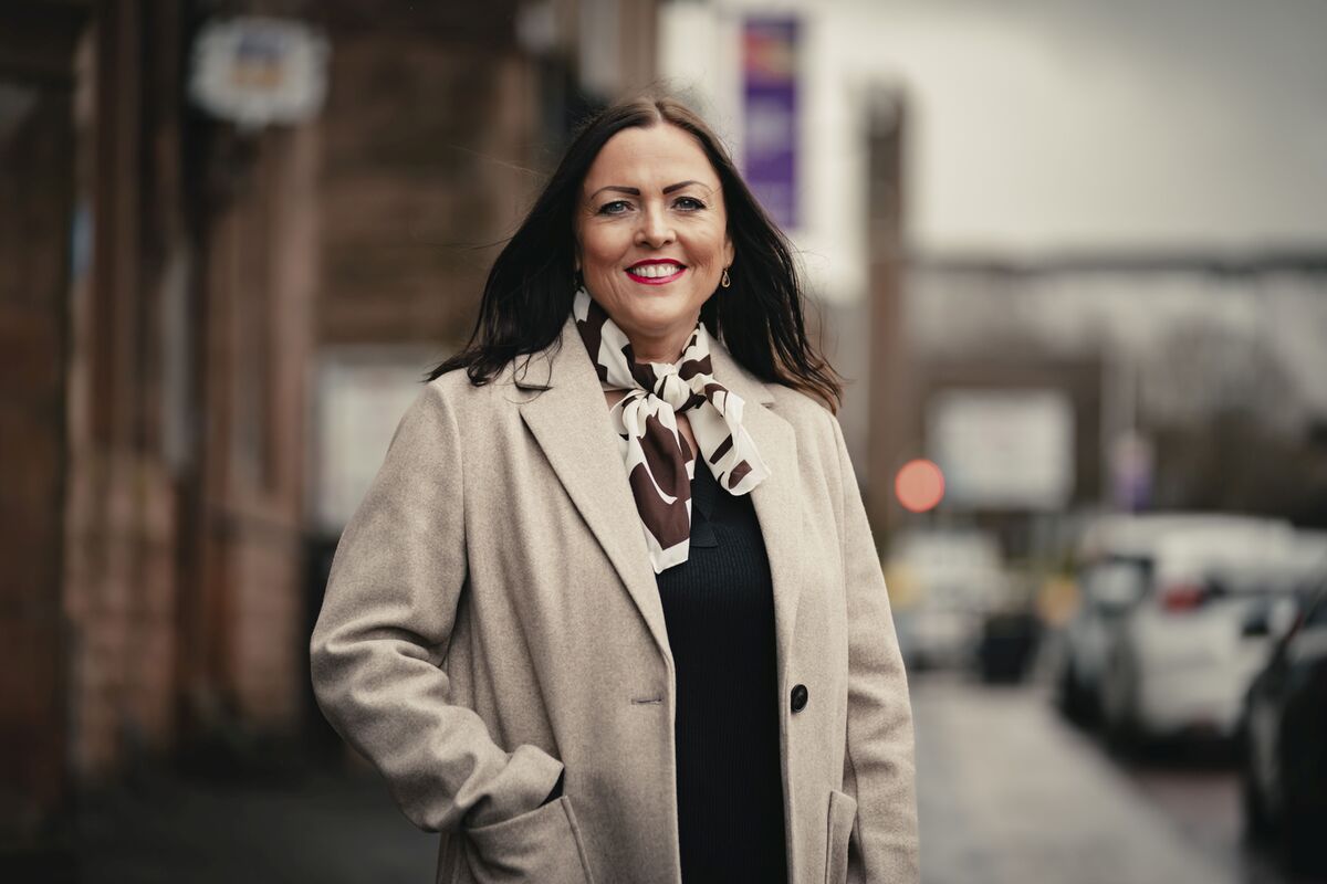 Scotland’s Towns Partnership chief officer Kimberley Guthrie. Photograph: Scotland Loves Local.