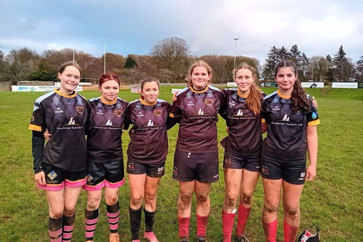 Campbeltown rugby girls prove a big hit in Troon and Oban