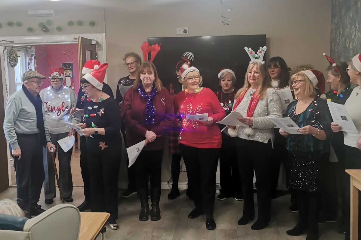 Care centre residents stay upbeat for Christmas