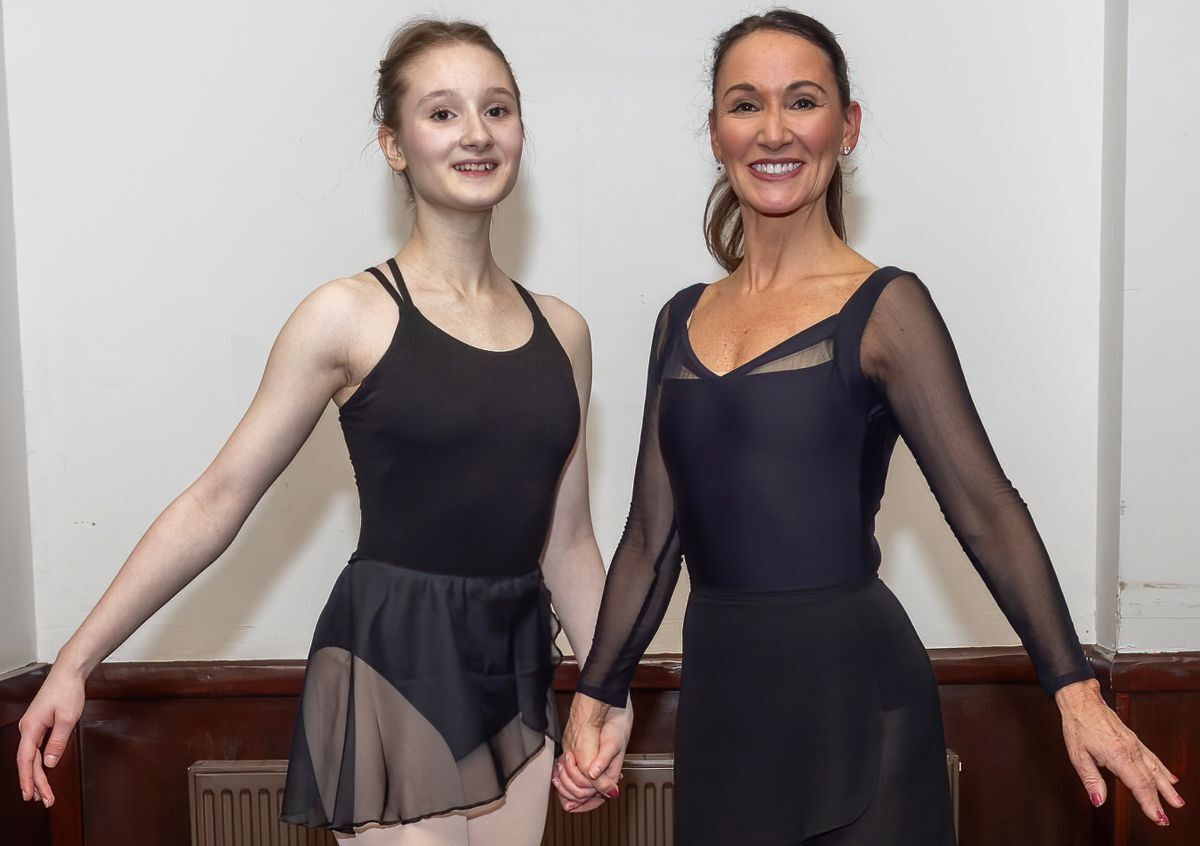 Tiffany Fenyes with her dance teacher Helen Sloan, who also studied at The Hammond. Tiffany Fenyes with her dance teacher Helen Sloan, who also studied at The Hammond.