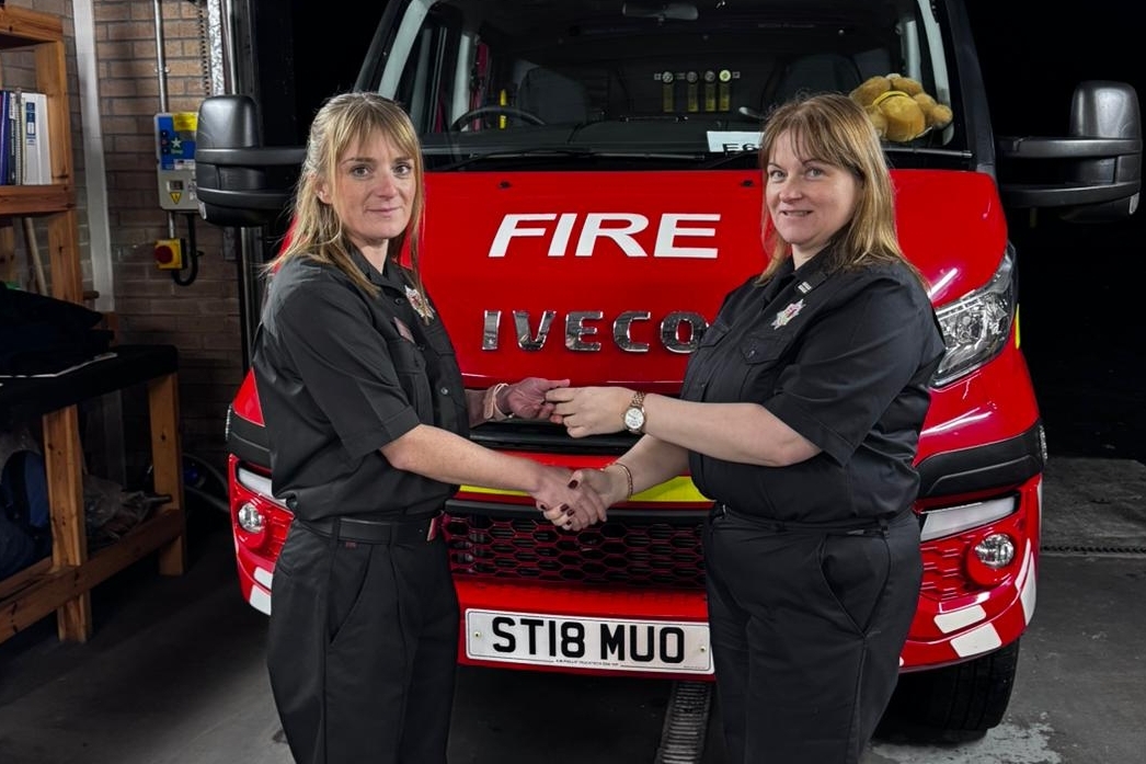 Minard fire station welcomes newest recruit in quest to boost numbers