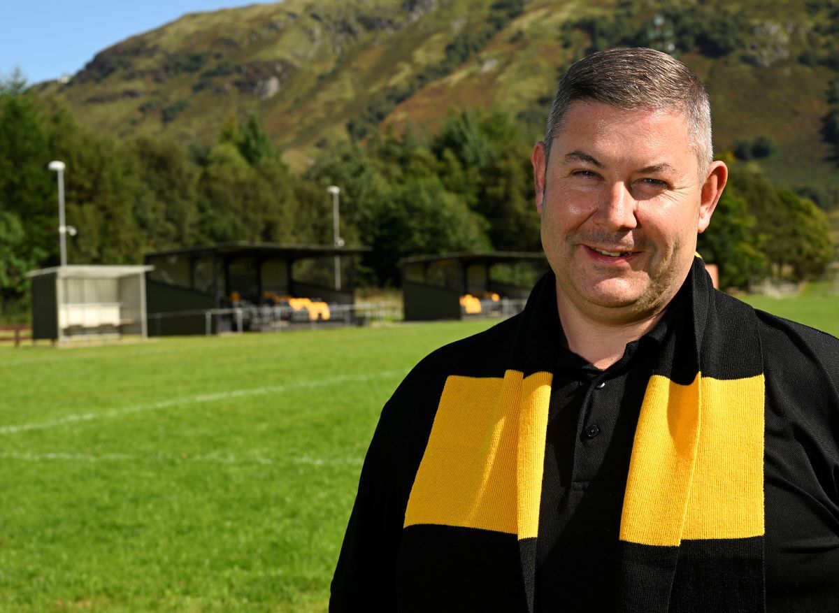 Rob Coull - Chairman Fort William FC. Photograph: Iain Ferguson, alba.photos.