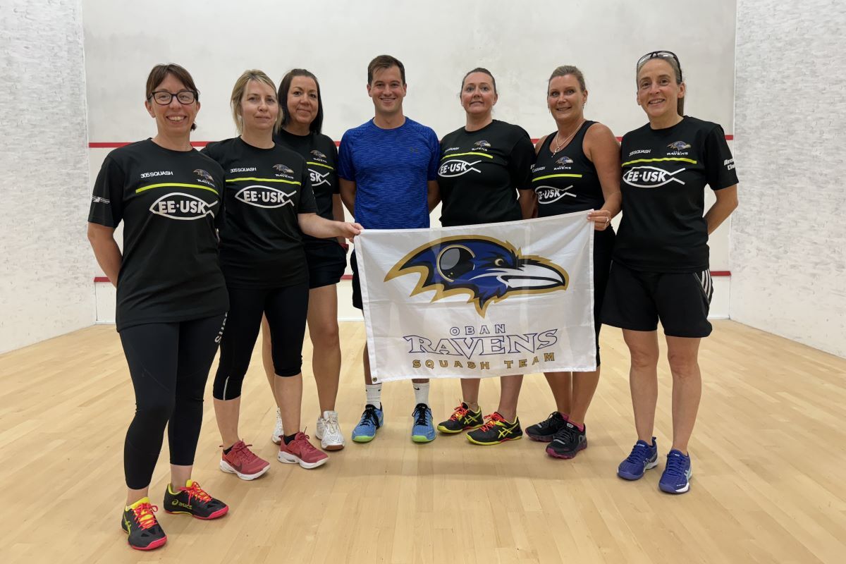 Members of Oban Ravens Squash Team travelled to Bridge of Allan for pre-season training.