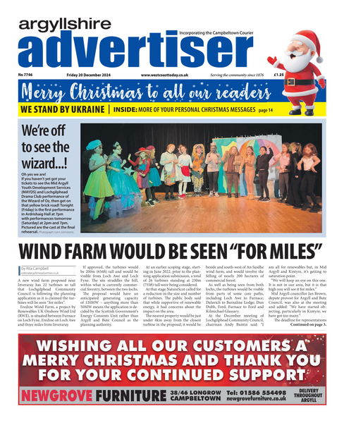 Argyllshire Advertiser 20 December 2024