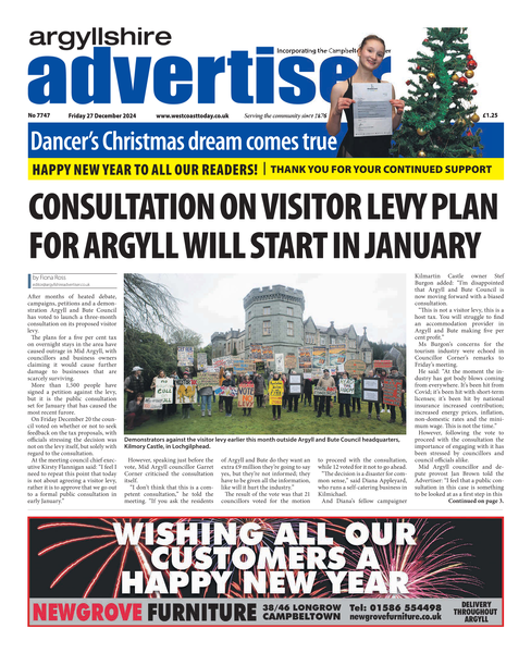 Argyllshire Advertiser 27 December 2024