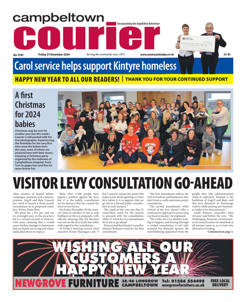 Campbeltown Courier 27 December 2024