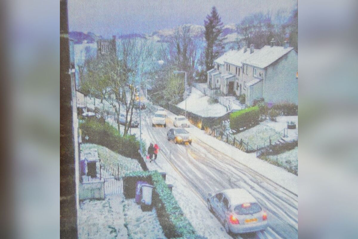 2015: Drivers on Corran Brae in Oban struggled with the road conditions.