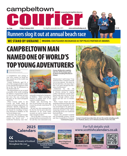 Campbeltown Courier 3rd January 2025