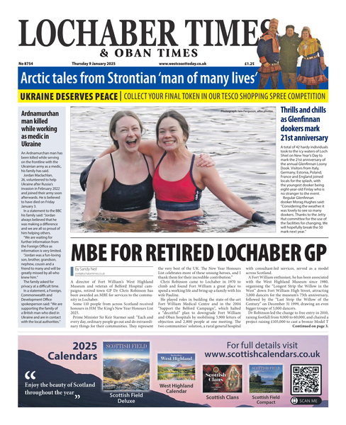 Lochaber Times 9th January, 2025