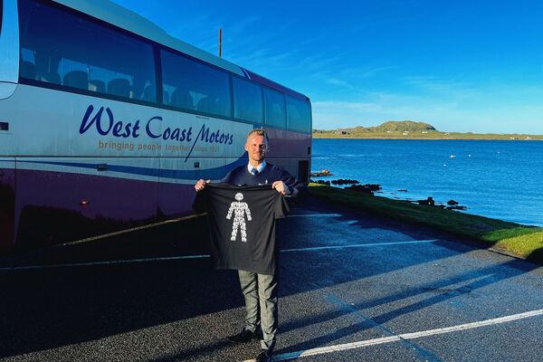 Mull's jolly coach driver takes on run for prostate cancer