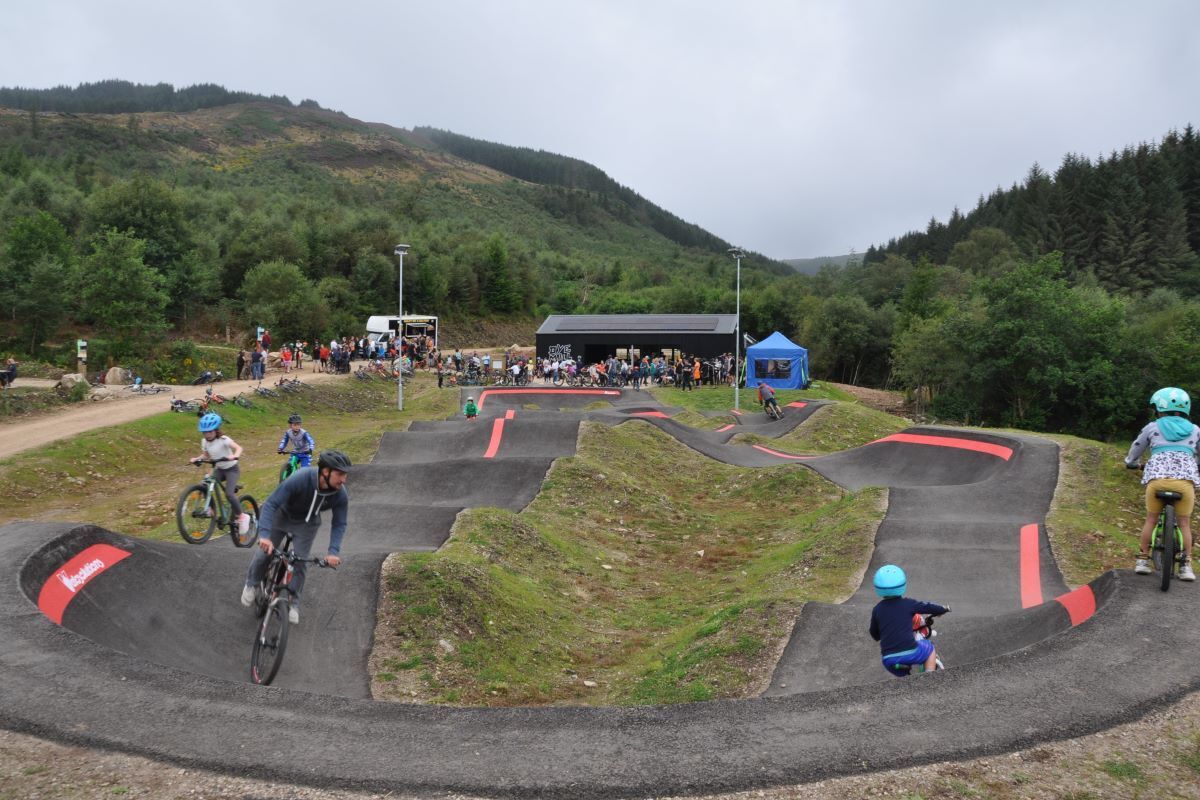 Dyemill Cycle Park is one of the many Arran organisations which have benefited from the community fund.