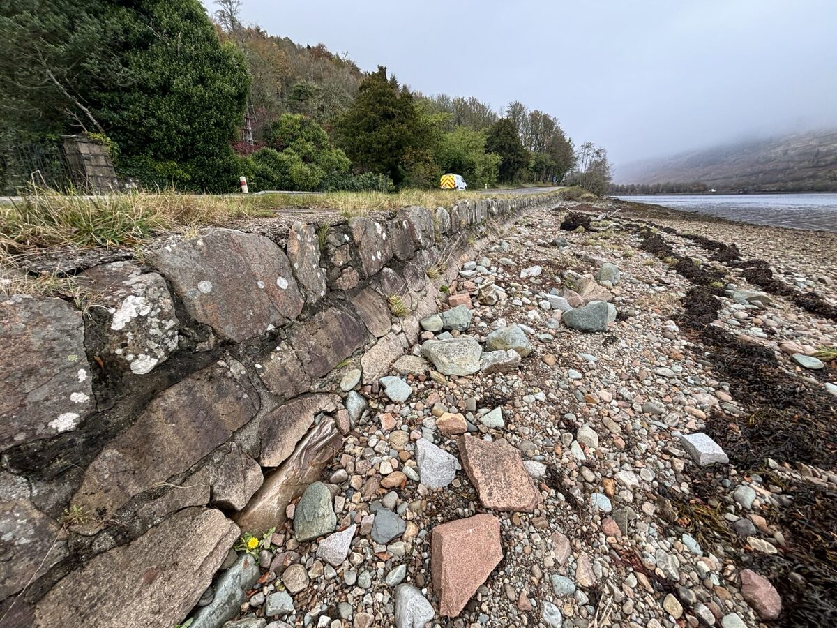 Sea wall repairs planned on A83 north of Inveraray