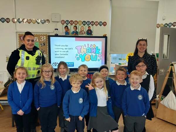 Police team up with dealership to run new school road safety campaign