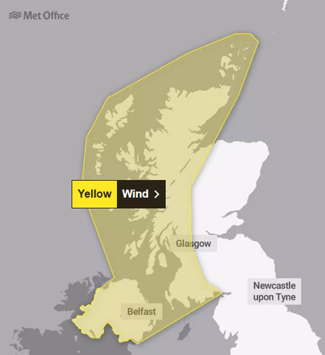 Danger to life warning in place for Storm Éowyn